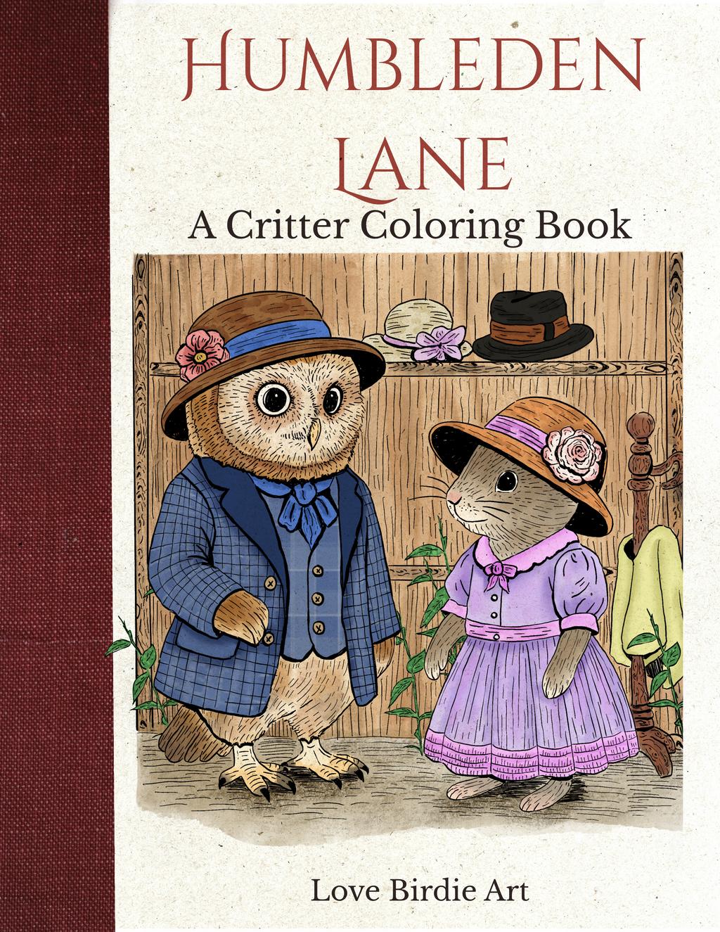 Humbleden Lane: A Critter Coloring Book