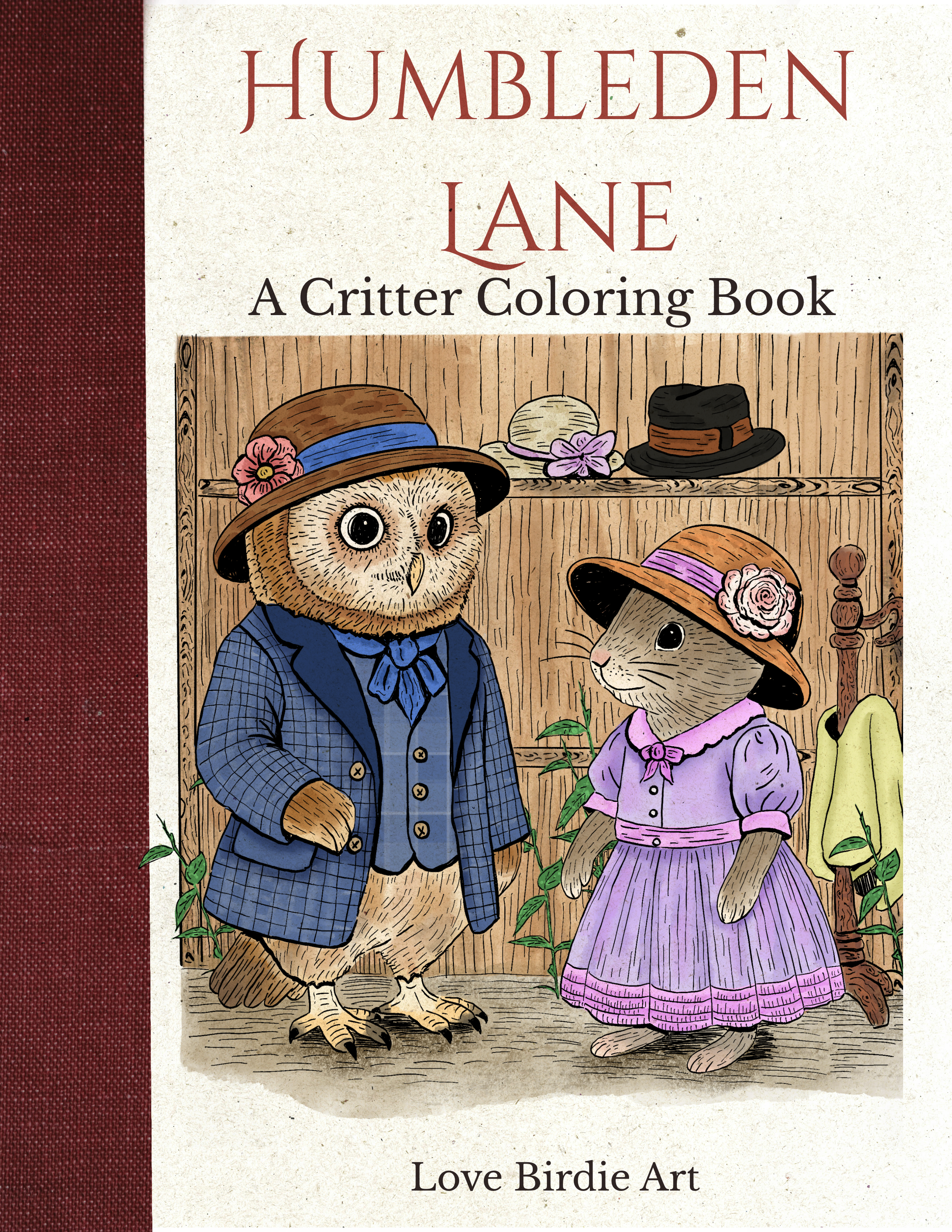 Humbleden Lane: A Critter Coloring Book
