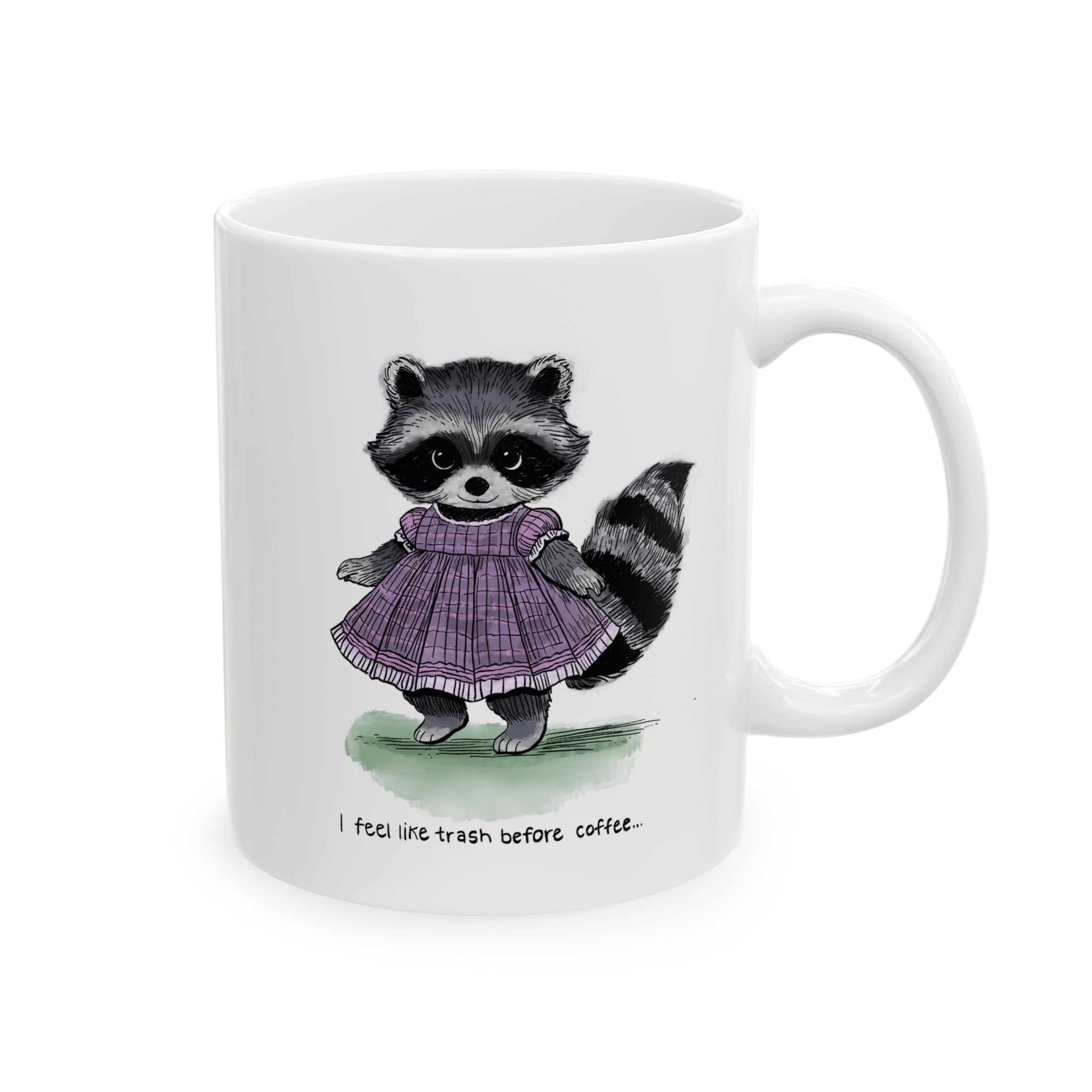 I Feel Like Trash Coffee Cup